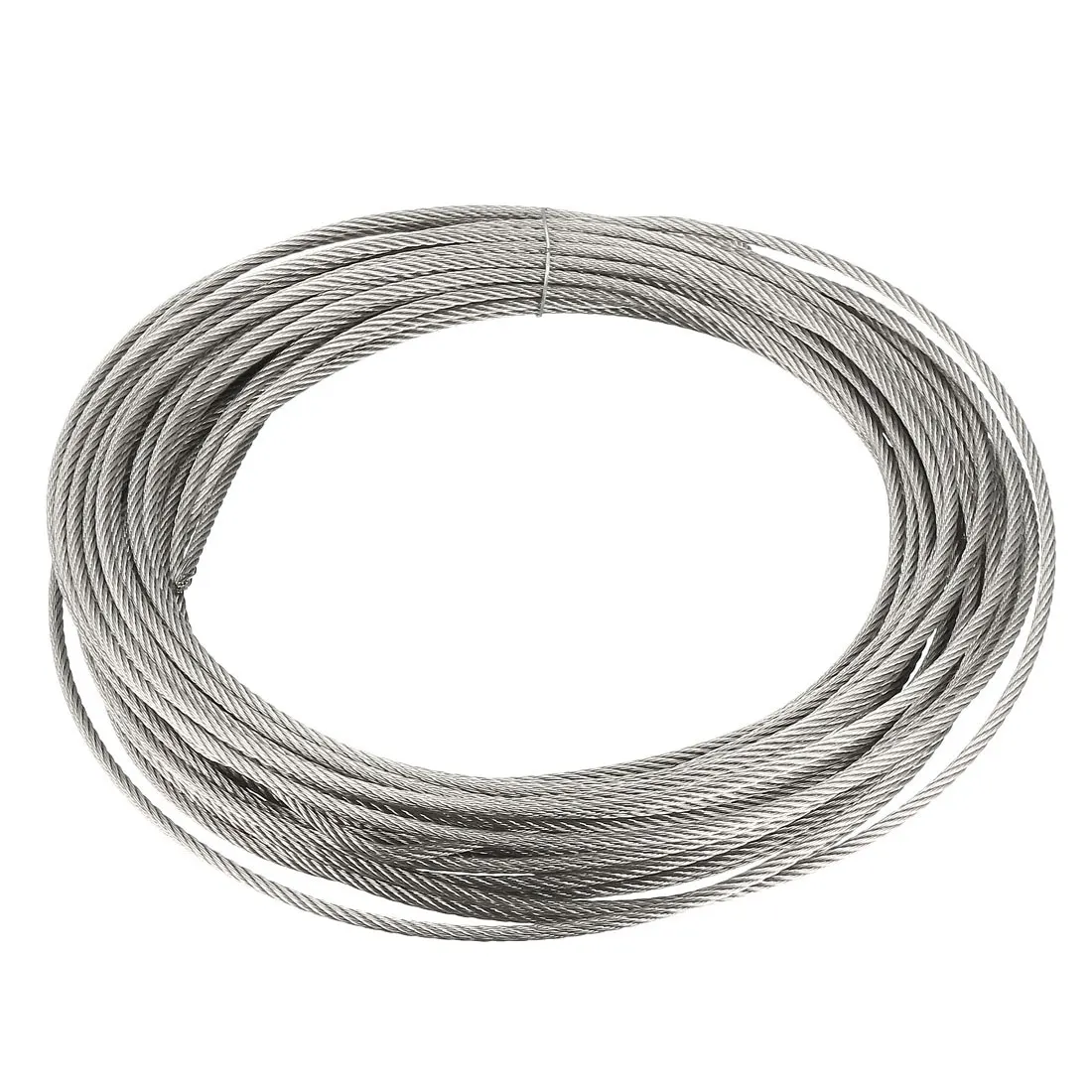 

uxcell 1.7m-58m Stainless Steel Wire Rope Cable 0.9mm-6mm Dia 304Grade for Hoist Lifting Grinder Pulley Wheel Outdoor Indoor