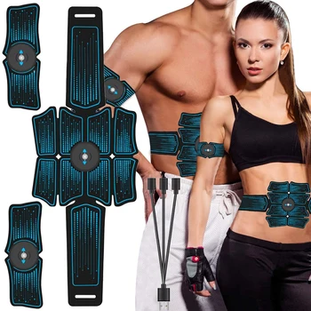

Fitness Muscle Stimulator Muscle Training Toning Device Abdominal Muscle Fitness Stick Lazy Abdomen Machine Massager Set