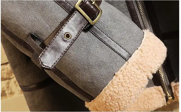 Casacos настоящий Chaquetas Hombre, рабочая хлопковая одежда, мужская повседневная куртка, зимняя куртка для пары, новинка, овечья шерсть, большой размер, свободная