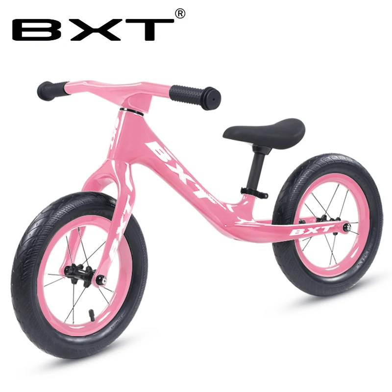 12 дюймов детский балансировочный велосипед Сверхлегкий карбоновая рама без педалей детский ходунки велосипед полный карбоновый детский велосипед