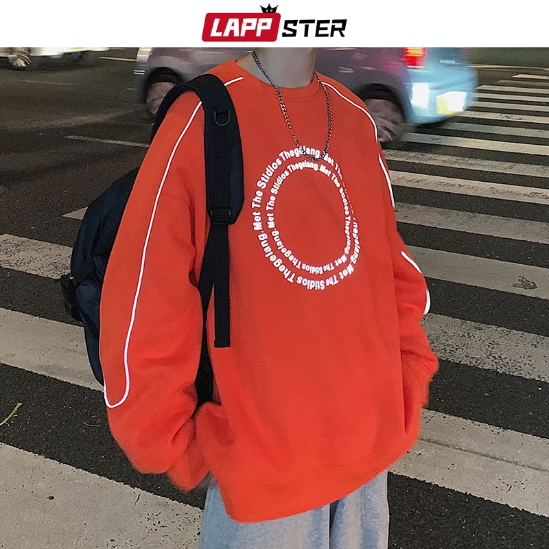 LAPPSTER Men Streetwaer Reflective Hoodies 2020 Pullover Mens Hip Hop Designer Sweatshirts Male Harajuku Korean Fashions Hoodies LAPPSTER Men Streetwaer Reflective Hoodies 2020 Pullover Mens Hip Hop Designer Sweatshirts Male Harajuku Korean Fashions Hoodies