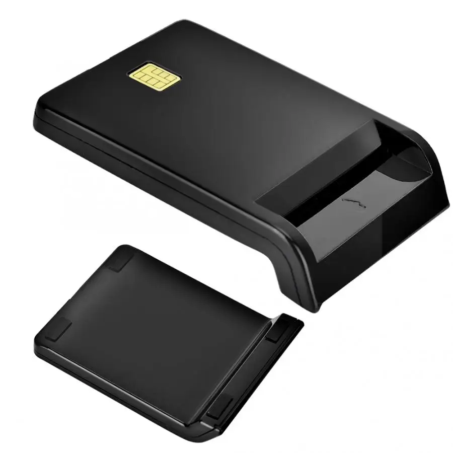 Считыватель сим-карт eader IC, rfid, копир SIM/ATM/IC/ID, считыватель смарт-карт, USB адаптер, черный