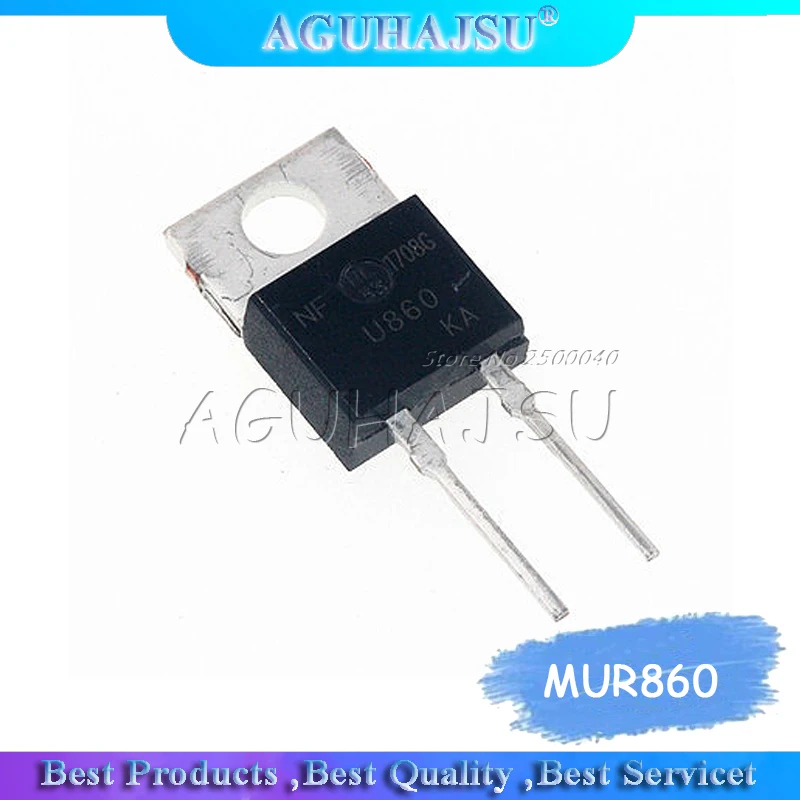 10 шт. MUR860 TO220 MUR860G TO-220 U860 | Электронные компоненты и принадлежности