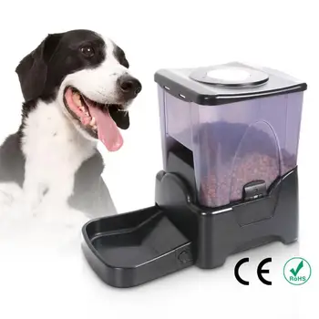 

PF-10A 10.65L Automatic Pet Feeder High Capacity Portion Control Food Dispenser Black for Pet Cat Dog Suppliers