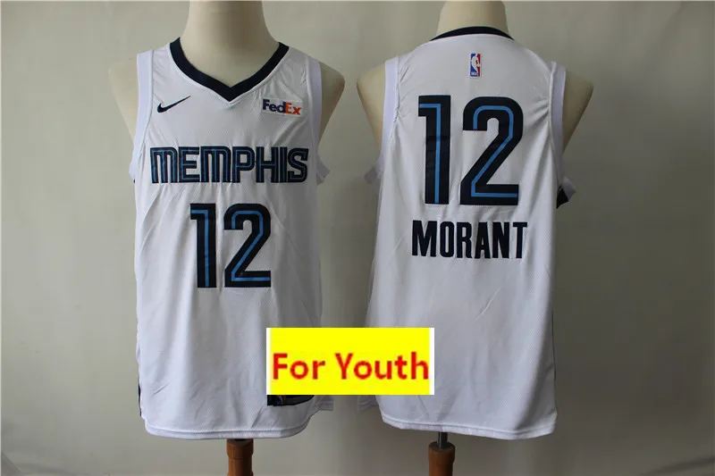 As photo Мужской бейсбольный мяч Memphis Ja Morant Mike Bibby женский Молодежный детский трикотаж - Цвет: As photo