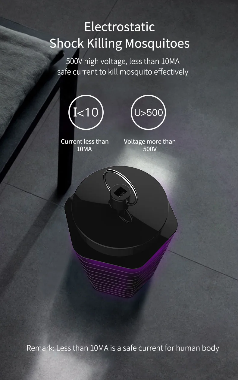 Cokit Eletric Mosquito Killer рассеиватель света лампа УФ-лампа репеллент ловушка бездымный без запаха открытый светодиодный убийца насекомых