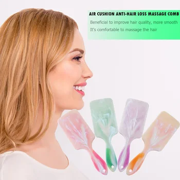 

11set Professional Square Marble Hair Comb Scalp Massage Health Care Hairbrush Hair Brush for Salon Hairdressing Styling Tools
