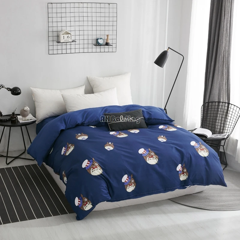 Modern Gray Striped Printed Duvet Cover with Zipper Student Dormitory Comforter Case Bedclothes Twin Full Queen King Quilt Cover