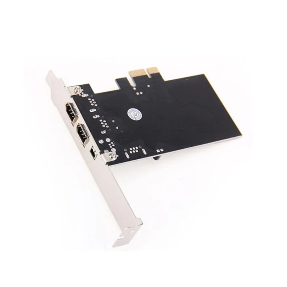 3 порта PCI Express PCI-E FireWire 1394a IEEE1394 внешний контроллер карты для Windows XP/Vista/7 32/64 бит с кабелем Firewire