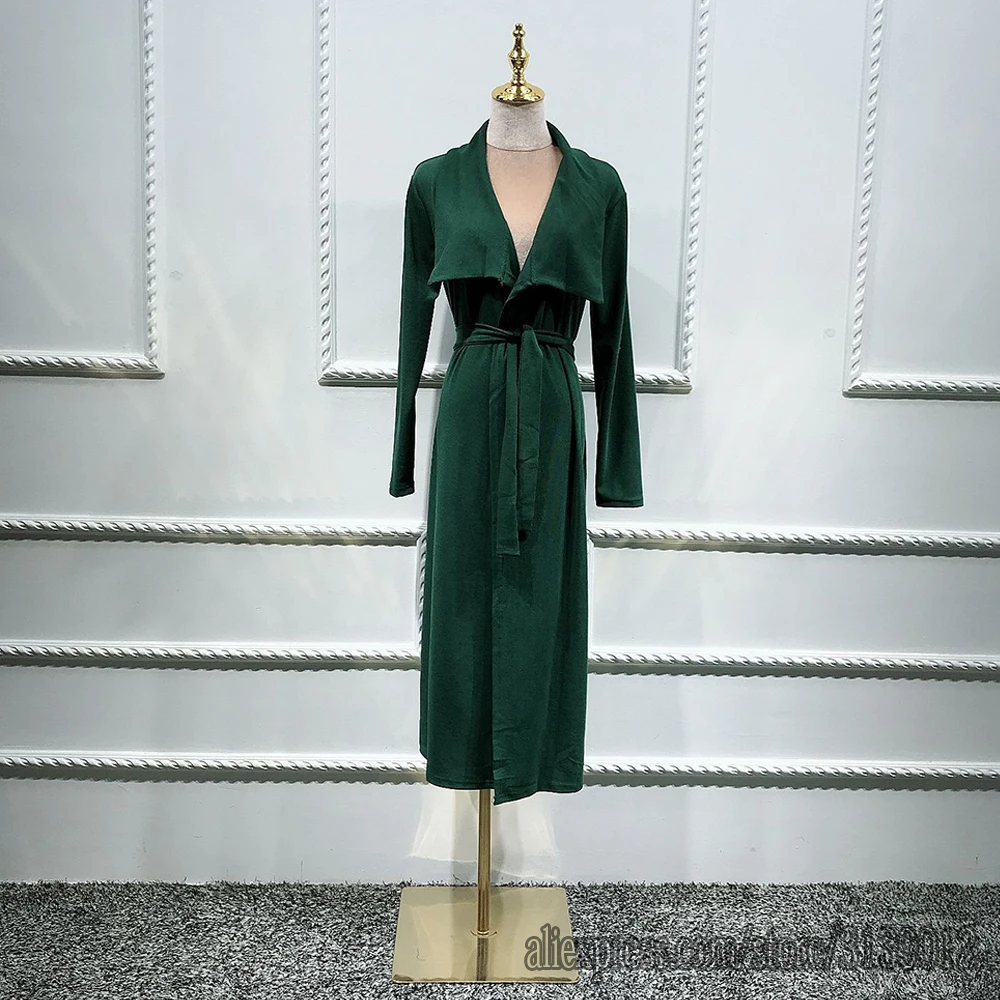 green cardigan Зимний свитер, длинный вязаный кардиган, одежда для женщин, кардиган, пальто для женщин, Pull Femme Casaco Feminino Rropa Sueter Mujer - Цвет: green cardigan