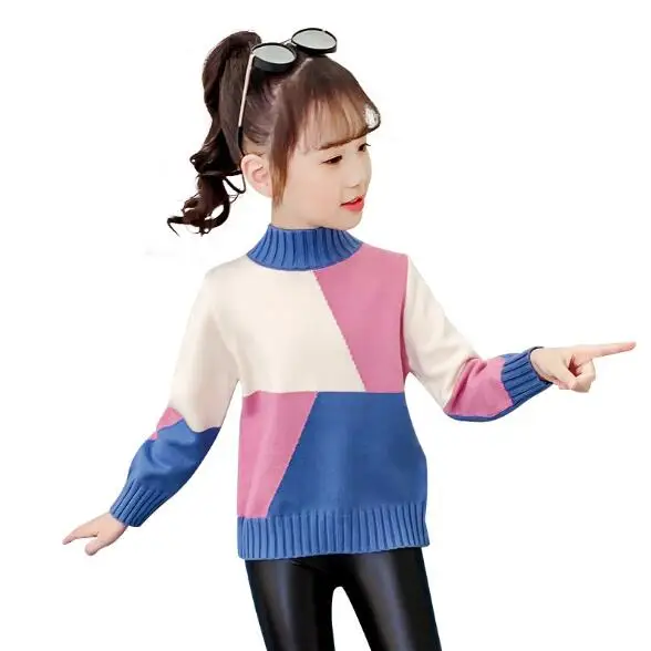 

Fashion Children Clothing Coat Kids Clothes Sweater For Girls Autumn Winter Girls Long Sleeve Knitting Sweater Top Tee Knitting