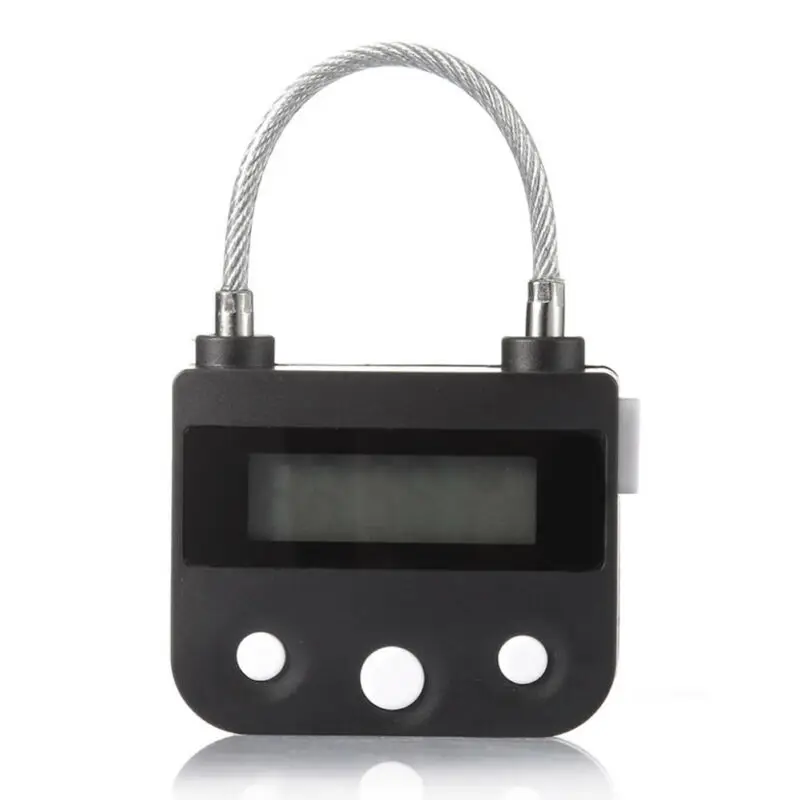 Многоцелевой замок времени Водонепроницаемый USB Перезаряжаемый переключатель времени замок USB литиевая батарея с зарядным экраном и кнопками