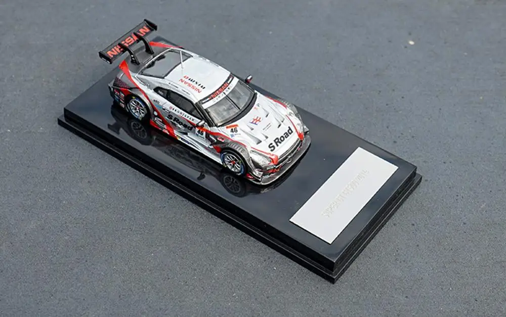 1/64 Nissan SUPER GT GT500 ралли#46 литая под давлением модель автомобиля