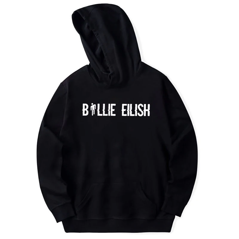 Billie Eilish, забавная толстовка унисекс для мужчин и женщин, топы размера плюс, пастельные цвета, уличная одежда, camiseta hombre, Harajuku Styl Billie Eilish