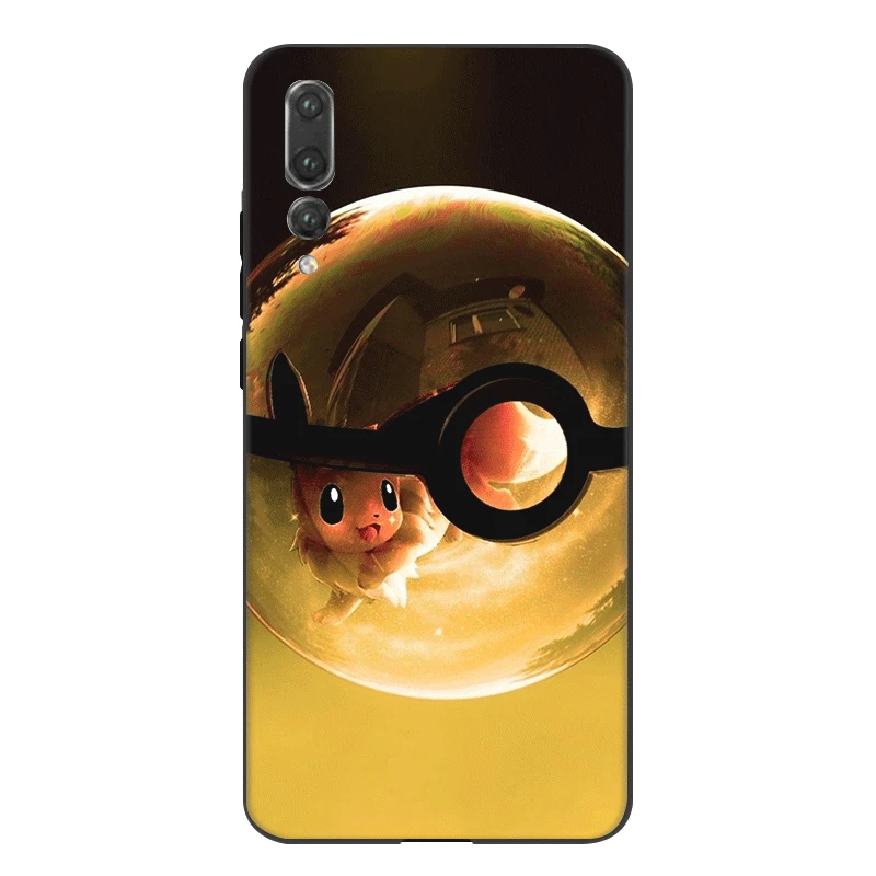 B1 Чехол для мобильного телефона huawei Honor Note 10 View 20 6A 7A 7C 7X8 8X 8C 9X9 Lite Pro Cover Pokemons eevee pika - Цвет: B1