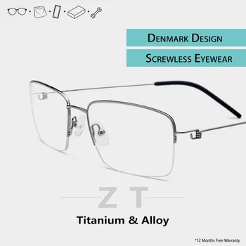

screwless titanium glasses frame men transparent semi rimless eyeglasses designer brand women tag eyewear frames luxury