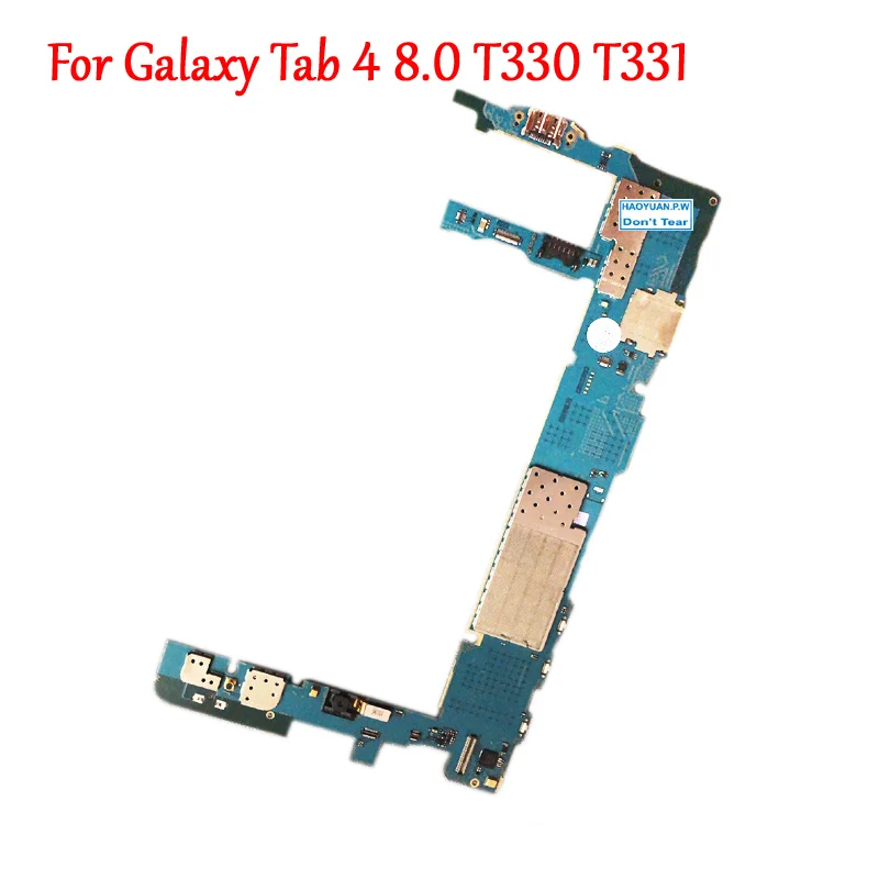Оригинальная Полная работа разблокировка материнская плата для samsung Galaxy Tab 4 8,0 T330 T331 T335 логическая схема электронная панель глобальная прошивка