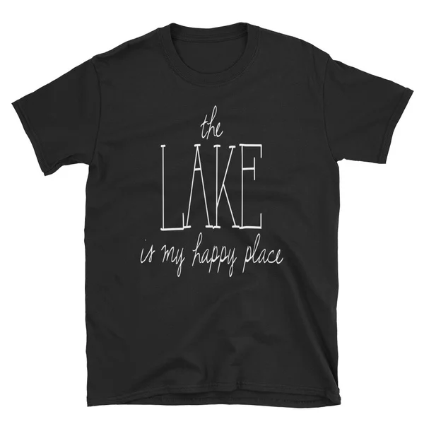 The Lake is My Happy Place футболка | Мужская одежда