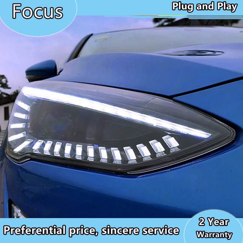 Car Styling Led Hid Rio Led Headlights Head Lamp Case For Ford Focus