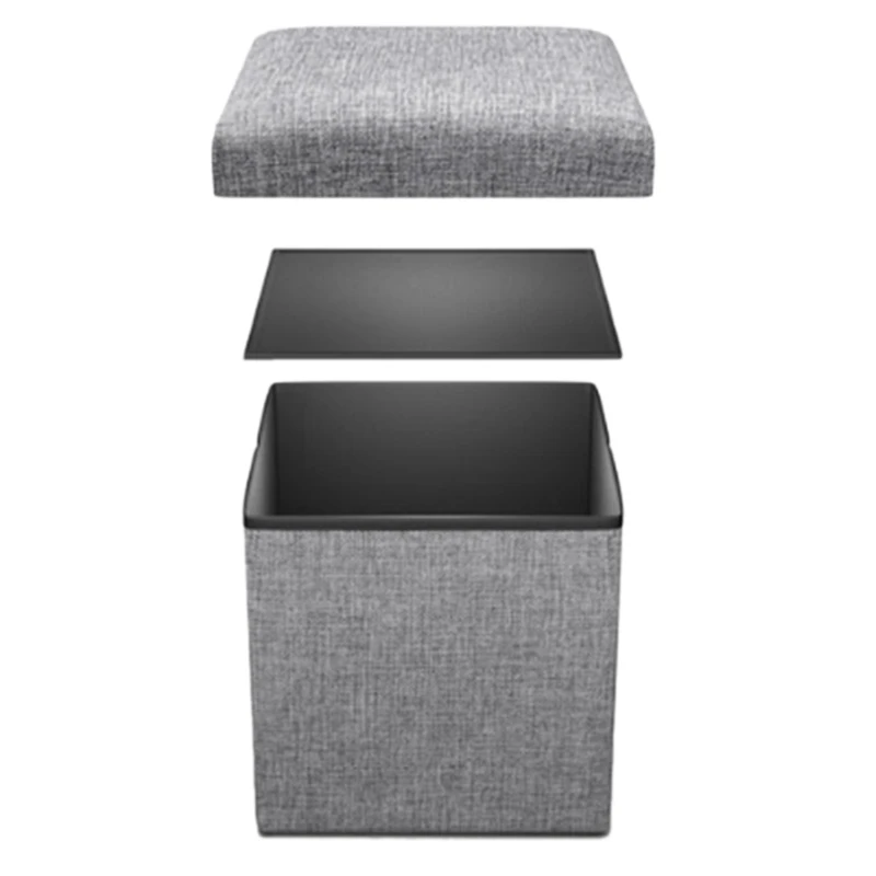 Multifunction Fodable Storage Box Linens Cube Ottoman Seat Stool Box Footrest Linens Furniture Bench Shoes Rack Multifunction Fodable Storage Box Linens Cube Ottoman Seat Stool Box Footrest Linens Furniture Bench Shoes Rack