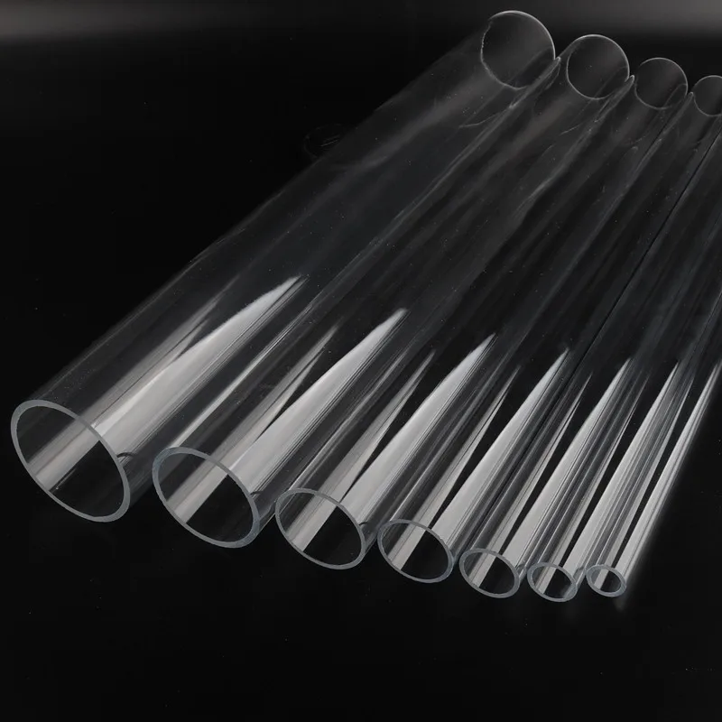 1pc 50cm Long OD 16~110mm Transparent Acrylic Pipe Tube Aquarium Accessories Fish Tank Plexiglass Water Supply Pipe Fittings