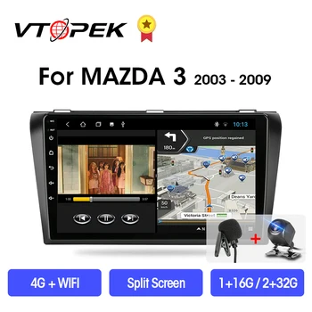 

VTOPEK 2din 2+32GB Android 9.0 DSP Car Radio Multimidia Video Player Navigation GPS For Mazda 3 2003-2009 Mazda3 2 din Head Unit