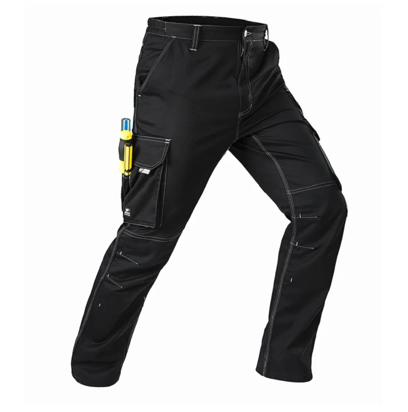 Working pants functional Multi pockets wear resistant dirty proof