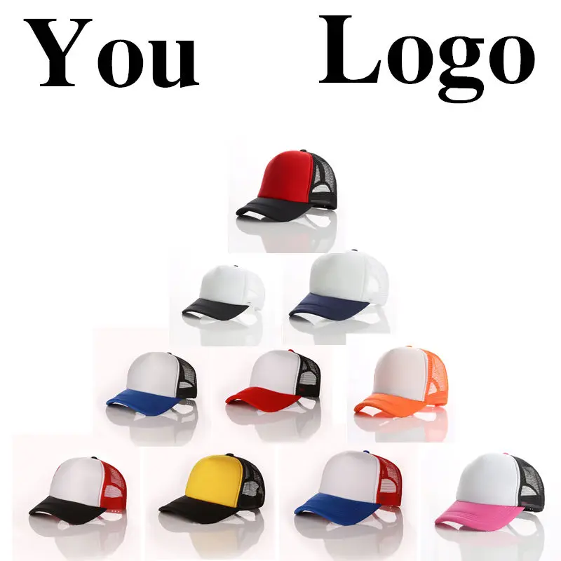 

Accept 1 Pcs Factory Baseball Cap Free Custom Logo Cap Adult DIY Custom Dad Cap Gorras Trucker Caps With Mesh Snapback Caps