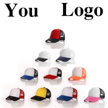 

Accept 1 Pcs Factory Baseball Cap Free Custom Logo Cap Adult DIY Custom Dad Cap Gorras Trucker Caps With Mesh Snapback Caps