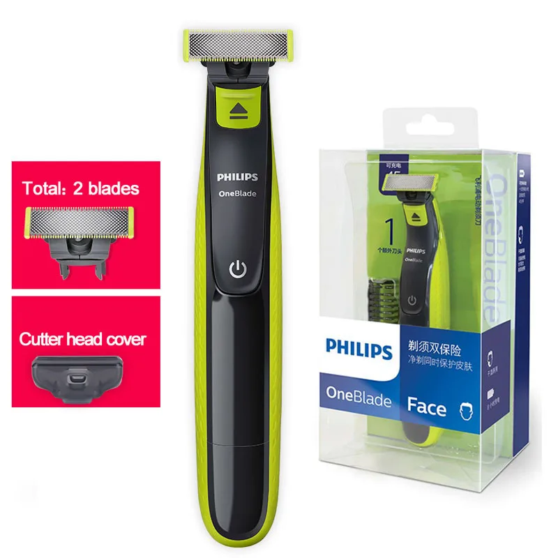 Kemiker Ulejlighed Uskyld Philips Electric Shaver QP2527/10 Replaceable OneBlade Lasts Up To 4 Months  with NimH Battery Support Wet& Dry for Men's Shaver