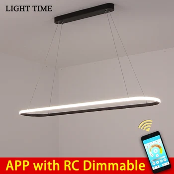 

2020 design Pendant lights for living dining room white black finished aluminum body Lamp fixtures ellipse oval pendant light