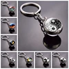 Yin Yang Keychain Yin Yang Tree of Life Double Side Glass Ball Keychain Yin Yang Cat Keyring ► Photo 1/6