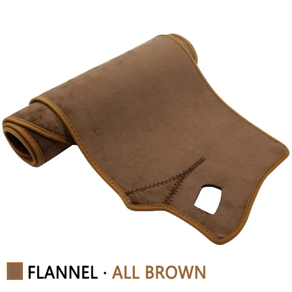 Flannel All Brown Для Mercedes Benz S-Class W221 Противоскользящий коврик для приборной панели, коврик для защиты от солнца, аксессуары с покрытием S-Klasse S300 S320 S400 S500 S600 - Название цвета: Flannel All Brown