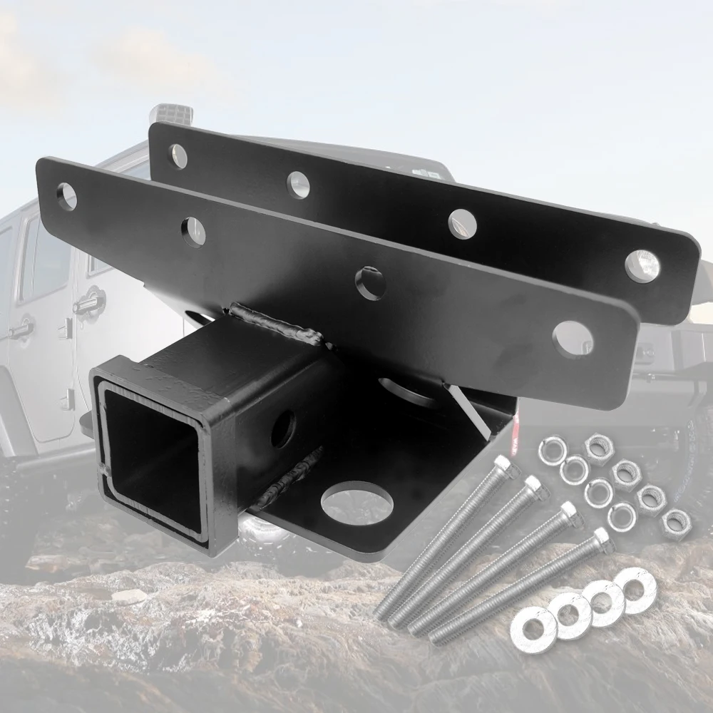 Receiver Hitch Towing Trailer 2-Inch Rear Tow Fit Jeep Wrangler JK 2 Door &amp 4 Cover Kit Included | Автомобили и мотоциклы