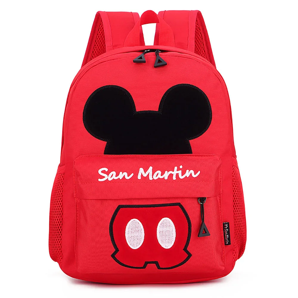 2021 New Disney Cartoon Cute Children Backpack Mickey Kindergarten School Bag Male Fashion Women Baby Kids Student Backpack