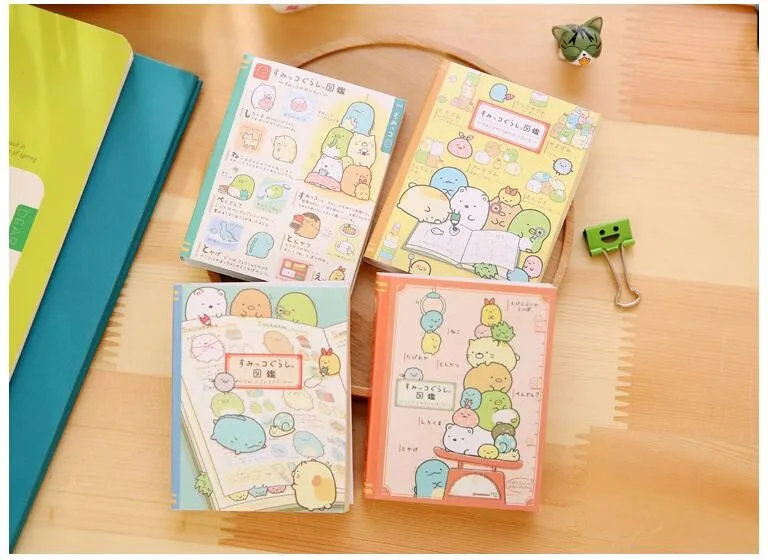 Милый Sumikko guurashi 4 складной блокнот для заметок N Times Sticky Notes memo закладки для блокнота подарочные канцелярские товары