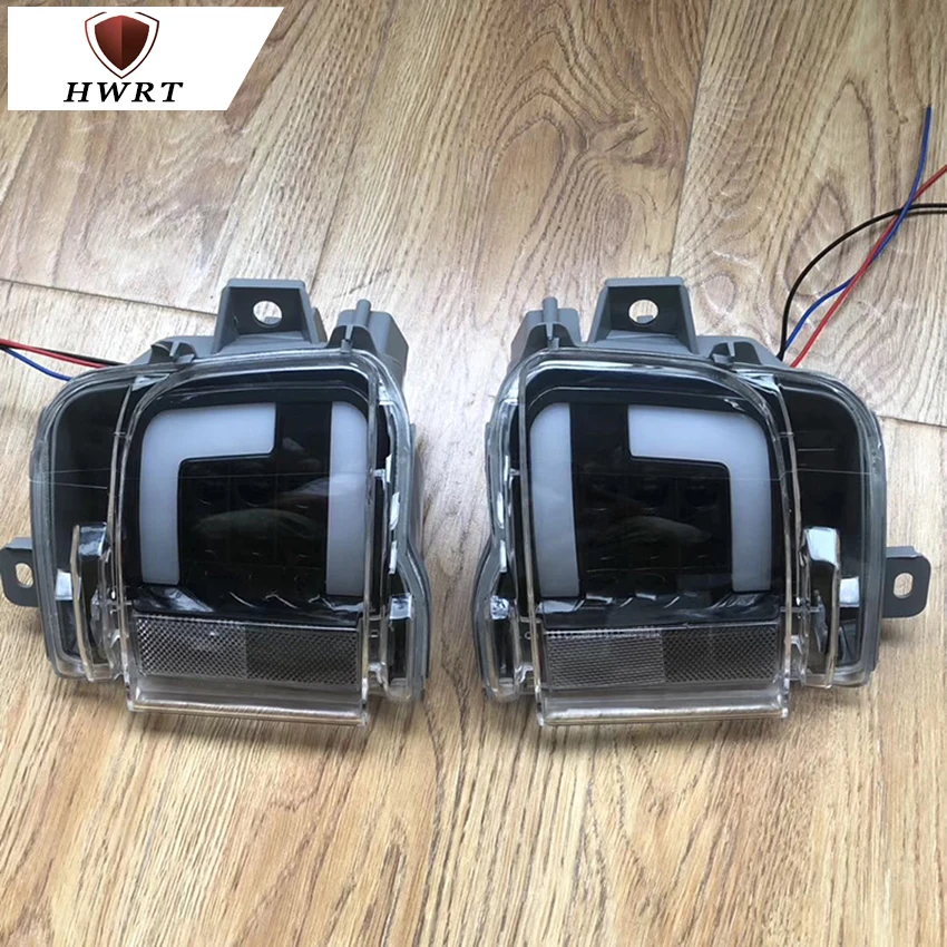 2PCS Bumper Tail Light For Toyota Land Cruiser FJ200 LC200 2016 2017 2018 Car LED Rear Fog Lamp Auto Warning Reflector | Автомобили и