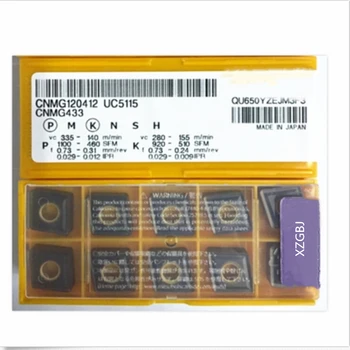

10pcs CNMG120412 UC5115 CNMG433 UC5115 CNC Carbide Inserts Machine Cutting Tools Milling Cutter