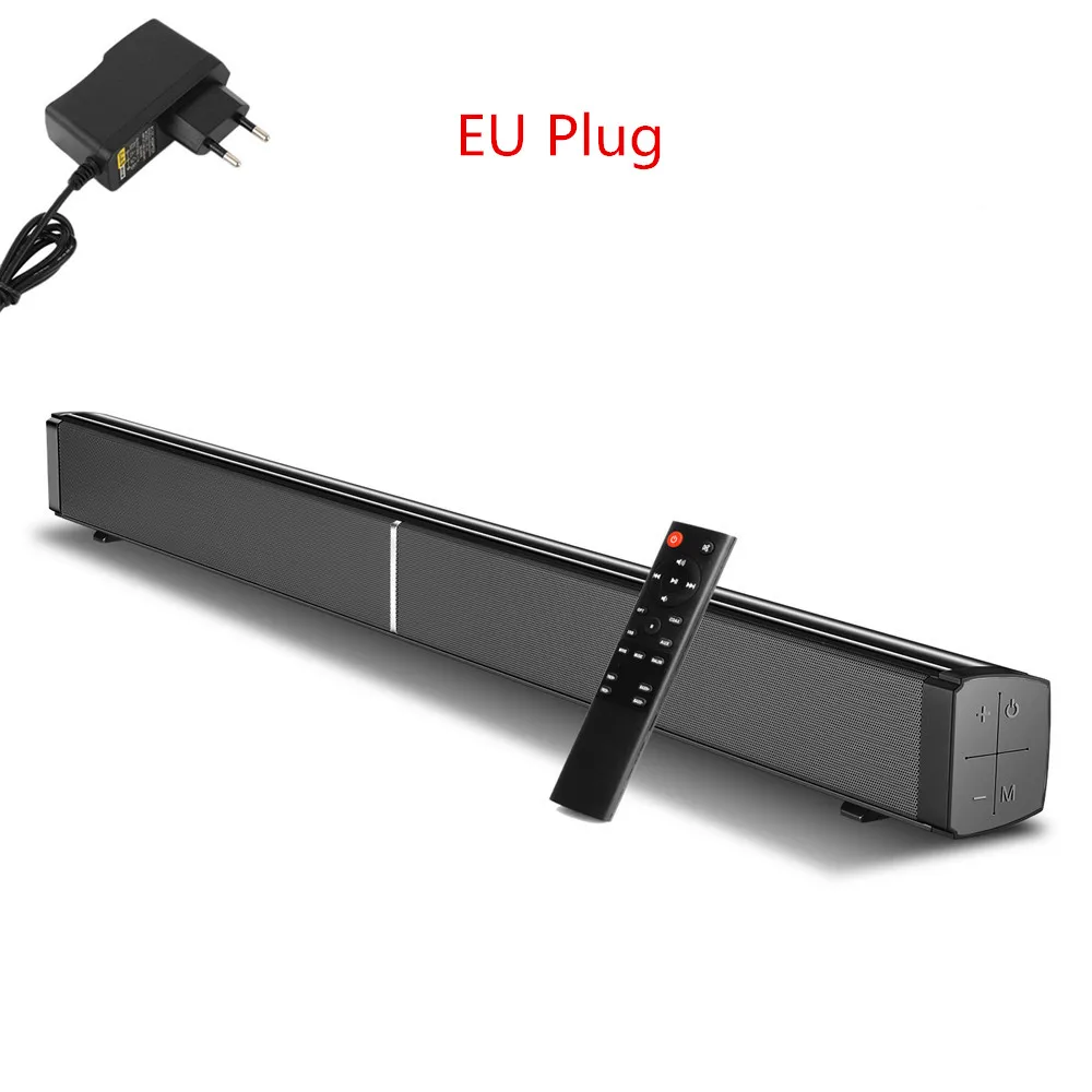 EU Plug HYASIA 40 Вт ТВ Саундбар Bluetooth 5,0 Домашний кинотеатр звуковая система AUX оптический бас 4 колонки Bluetooth Звуковая Панель для ТВ 3 DSP эффект - Цвет: EU Plug