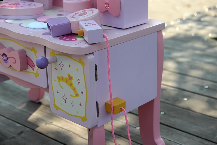Деревянная игрушечная модель комода детский игровой домик Модель девушки 10-30 юаней подарок