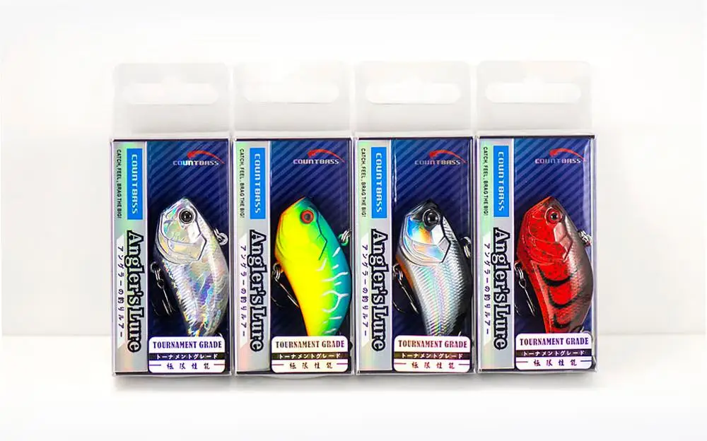 COUNTBASS 55mm 13,5g Vibraiton Rasseln Harte Körper Angeln Köder Vibe Köder Lipless Crankbait Angler Angeln Locken – Detail 22