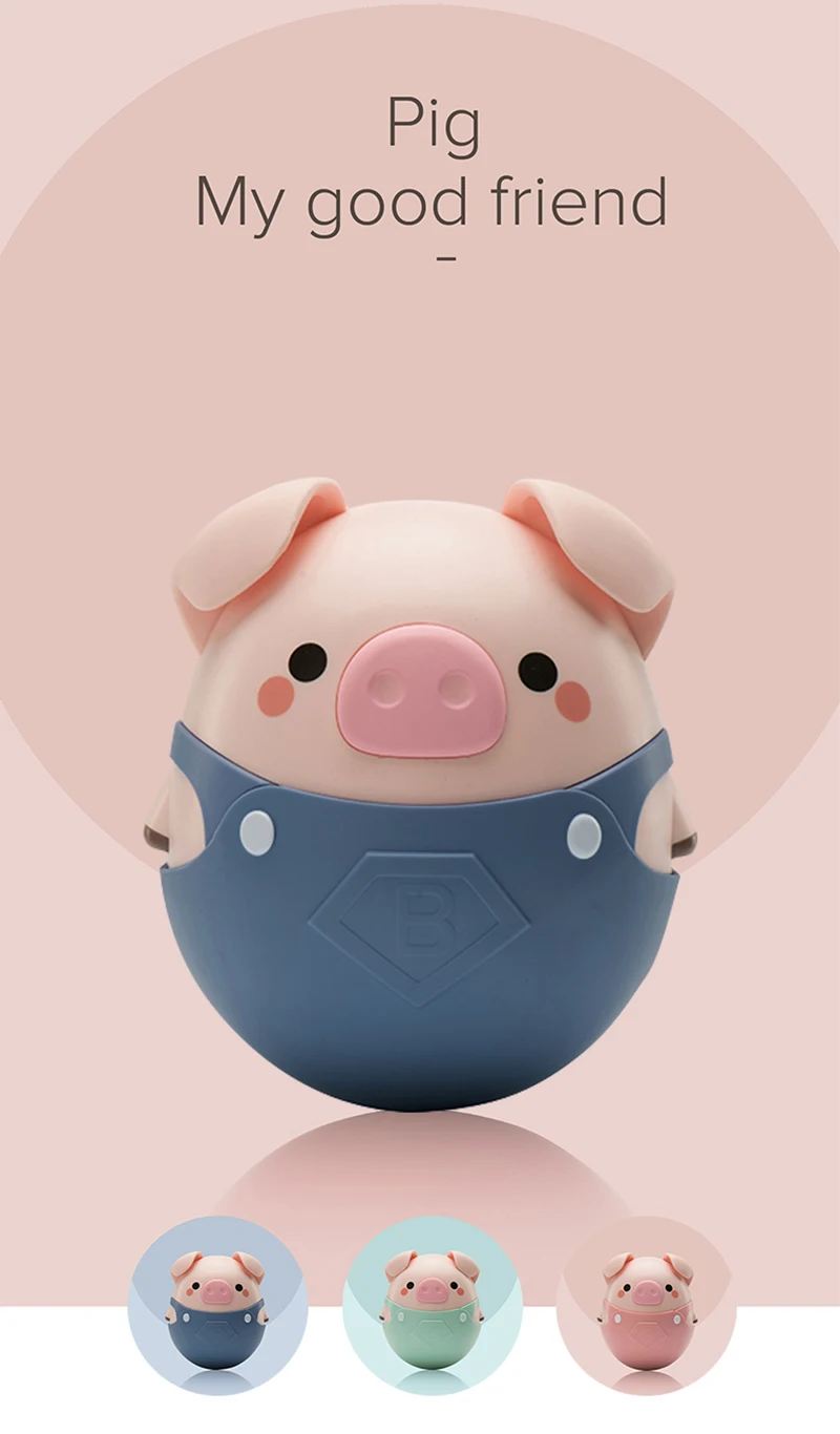 Детские игрушки для новорожденных, кивающие игрушки неваляшки для детей, колокольчик, милый Неваляшка, обучающая погремушка, развивающие игрушки для детей