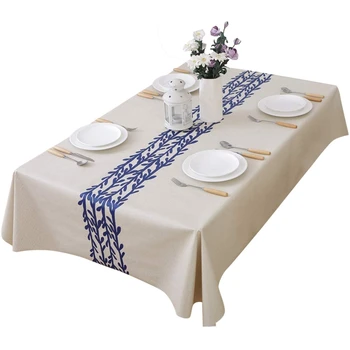 

Table Cloth Waterproof, Oil Proof and Anti Scalding Table Cloth Small Fresh Rectangular Table Cloth