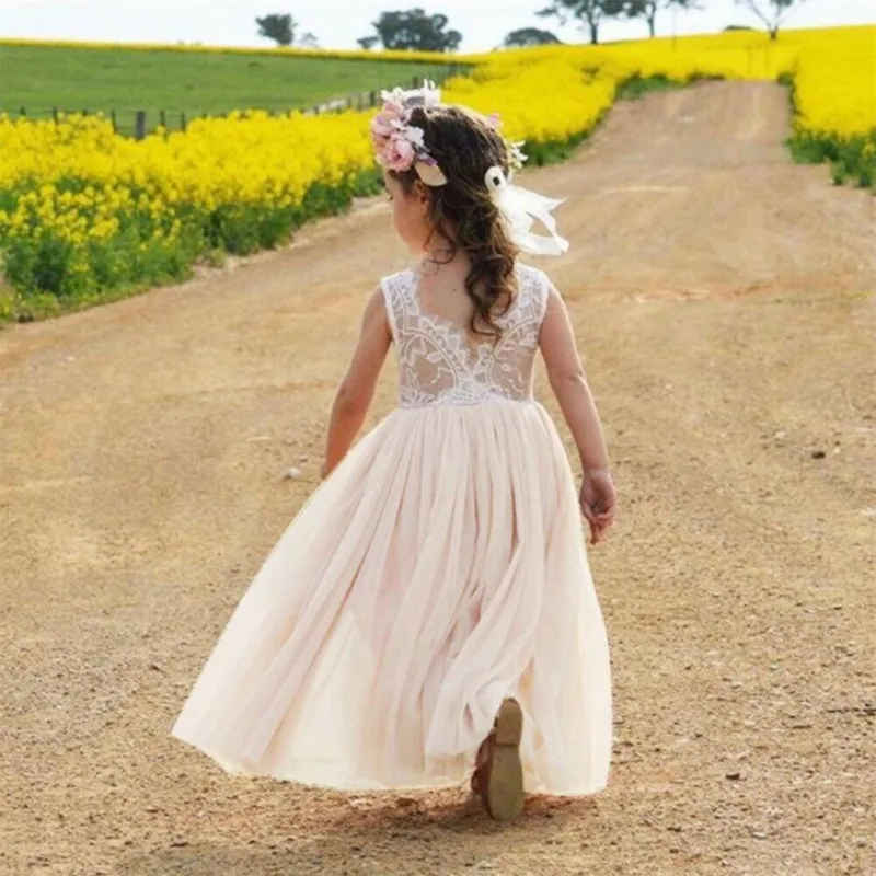 Style Pink Модное платье с единорогом для девочек, детская одежда, детские кружевные платья, костюм для маленьких девочек, летнее платье принцессы без рукавов - Цвет: Style Pink