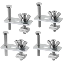 

4 Pack T-Track Clamp,Mini T Track Hold Down Clamps Kit Compatible with 3018-PRO,3018-PROVer,1810-PRO CNC Router Machine