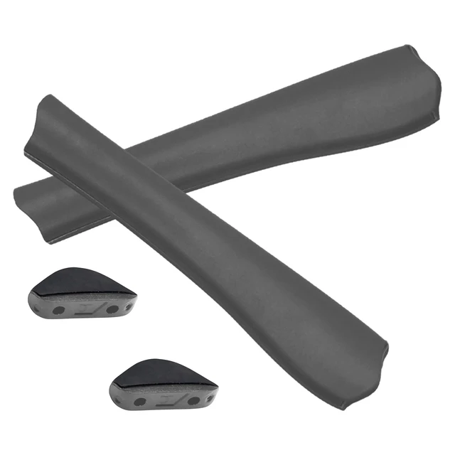 Bwake Replacement Rubber Kit Ear Socks & Nose Pads for-Oakley Pit Bull OO9127 - Multiple Options Gray