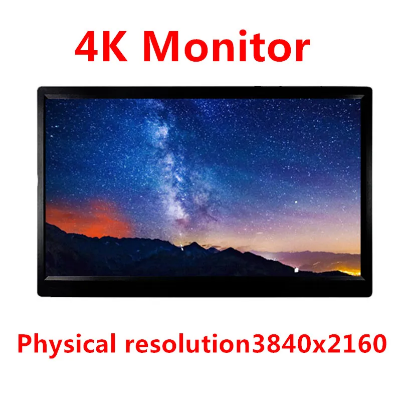 15," 4 K портативный компьютерный монитор PC 3840x2160 HDMI PS3 PS4 Xbox360 1080P ips ЖК-СВЕТОДИОДНЫЙ монитор для Raspberry Pi 3 B 2B