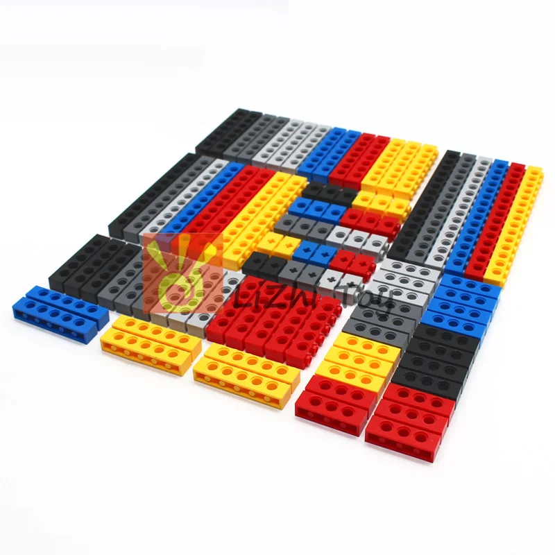 Technical Building Blocks Parts Bulk MOC Thick Bricks 6 Color Combination Accessories for Robot Children Toys