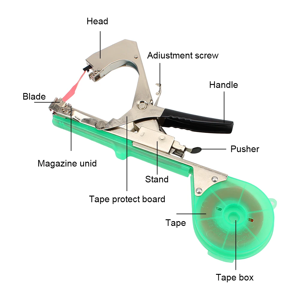 Garden Tools For Vegetable Grape Tomato Hand Tying Binding Machine Plant Branch Tying Machine