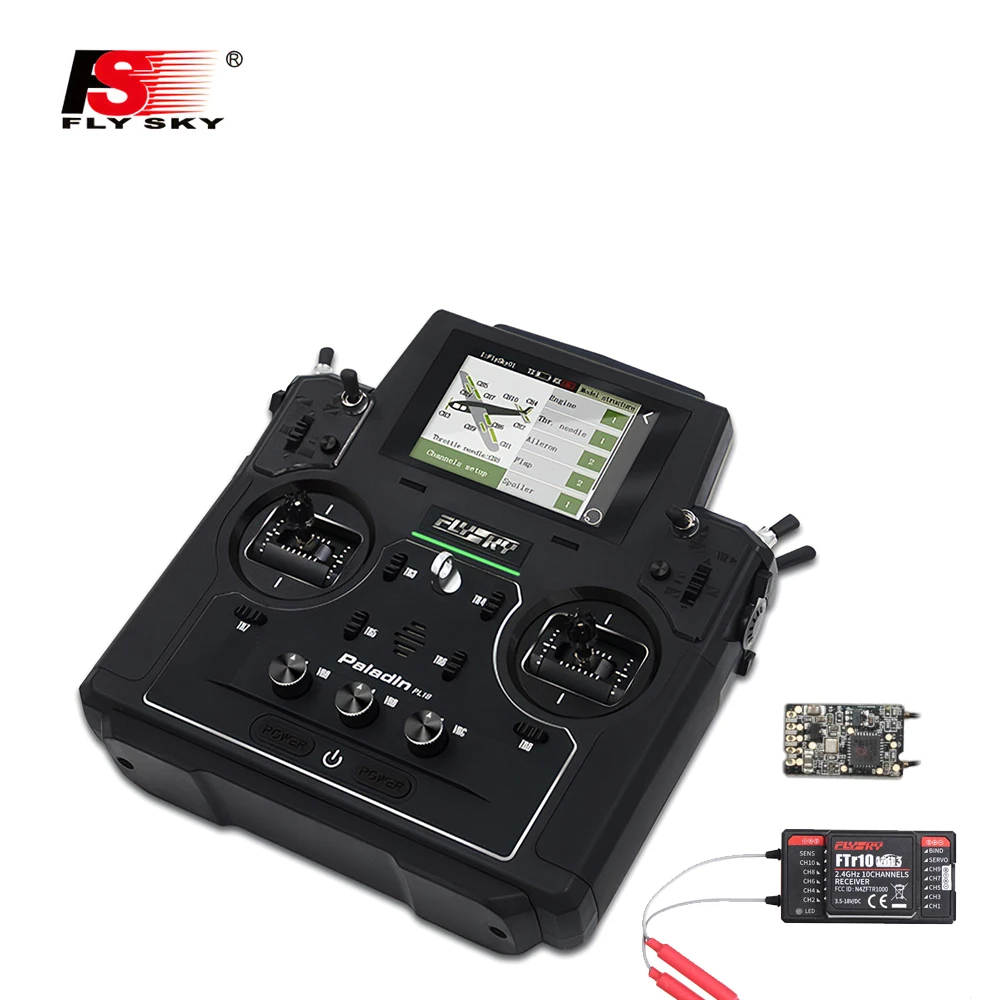 Flysky FS-PL18 Paladin 2,4G 18CH RC передатчик с FTr10 FTr16S приемник сенсорный экран для RC FPV гоночный беспилотный передатчик